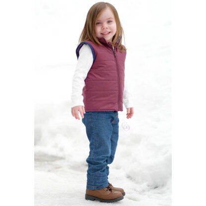 Rebecca Page Children's Riley Vest Pattern - Downloadable PDF