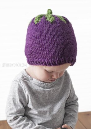 Adorable Eggplant Hat