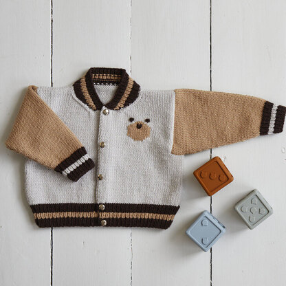 Bear Necessities Set - Layette Knitting and Crochet Pattern for Babies in Debbie Bliss Baby Cashmerino by Debbie Bliss
