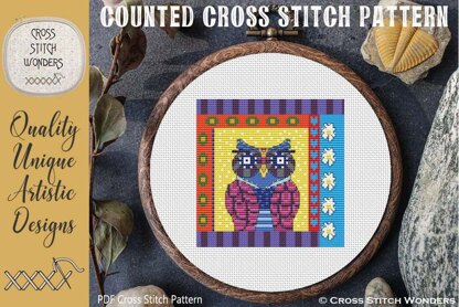 Crazy Patch Owl 04