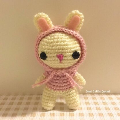 Hooded Bunny Rabbit Amigurumi Doll