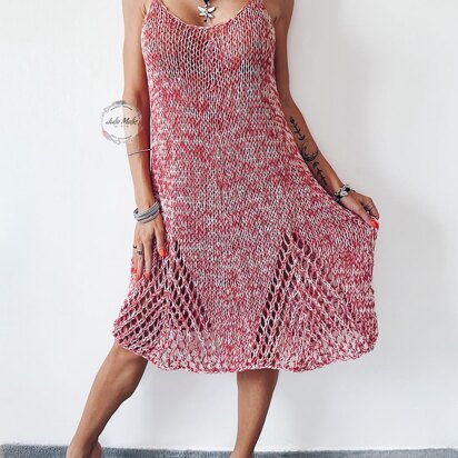 Midi lace sun dress