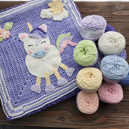 Hannah's Unicorn Baby Blanket