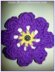 8 Petals Crochet Flower Pattern Applique Embellishment