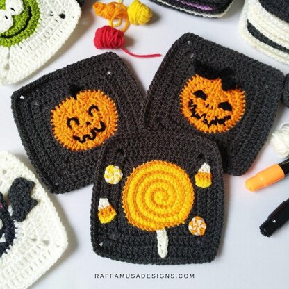 Pumpkin Granny Square