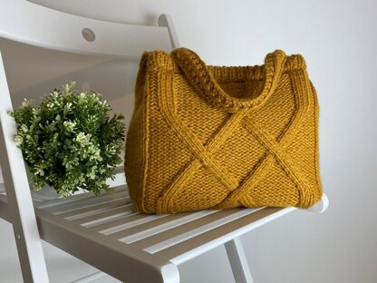 Mustard Cable Purse