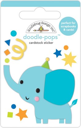 Doodlebug Doodle-Pops 3D Stickers - Tons Of Fun, Party Time