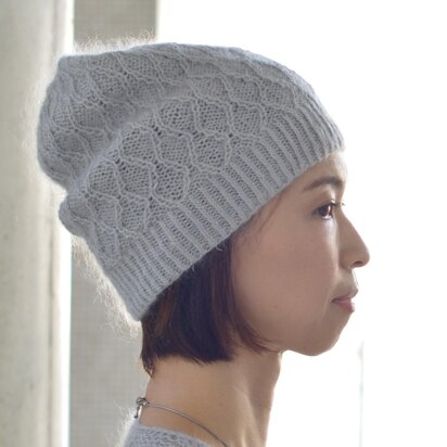 Rhombi Hat - knitting pattern