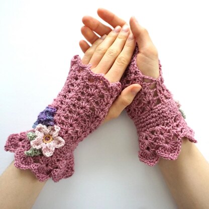 Floral Lace Hand Warmers