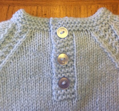 Pullover with Open Cable