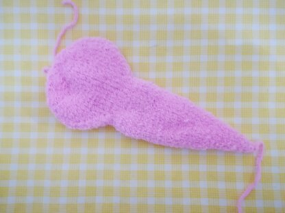 Toy Knitting Patterns -Knit plush Axolotl how to mak soft toy from yarn 11.8 inc