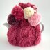 'Cables and Pompoms' Tea Cosy