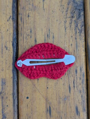Red Lips Hair Clip