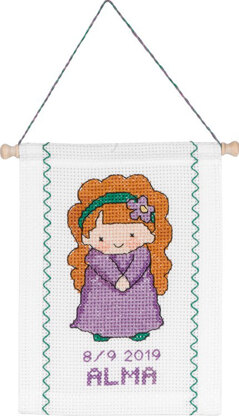 Permin Virgo Baby Star Sign Cross Stitch Kit