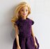 Purple Rain Barbie Dress