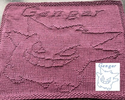 Nr. 803 Pokemon Gengar 89 stitches