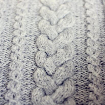Braided Infinity Scarf - knitting pattern