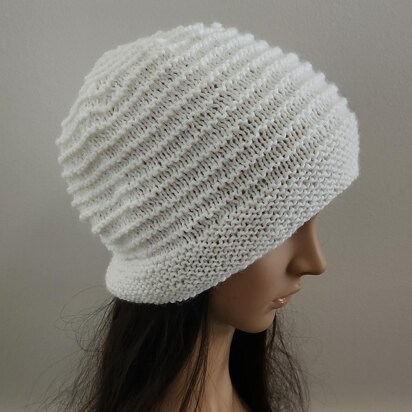 Grady - Ridge stitch beanie, sizes 2 years to Man - knitting pattern