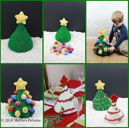 Christmas Tree Advent Calendar & Decoration Crochet Pattern # 294