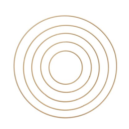 Rico Design Metal Ring Gold - 0,3x10x10 cm