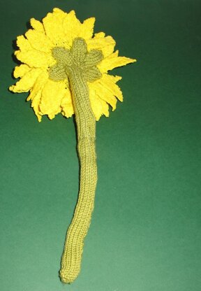 Sunflower knitting pattern