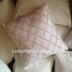 Beaded Diamonds Pillow Cover