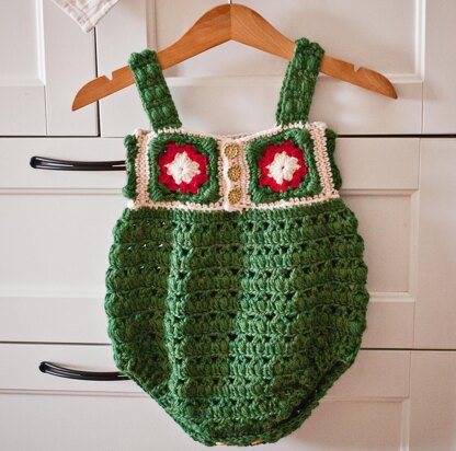 Prairie Bloom Granny Romper