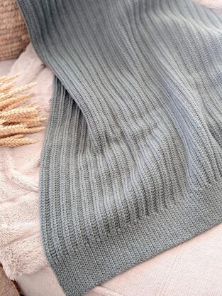 Laurel Knit-Look Blanket
