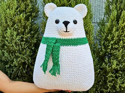 Polar Bear Pillow Amigurumi