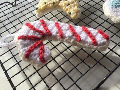 Christmas Sugar Cookie Candy Cane Ornament