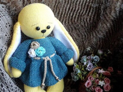 Knitting PATTERN Knitted Bunny