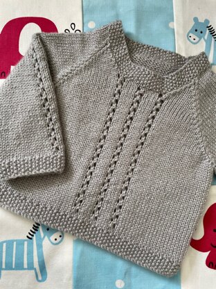 Trio baby sweater