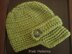 Sideways Ribbed Crochet Newsboy Hat Pattern 166