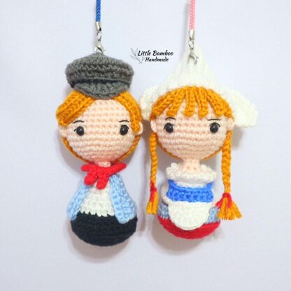 Dutch Boy And Girl Keychain