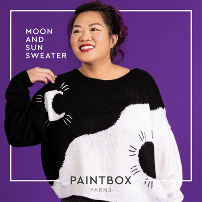 Paintbox Yarns Moon & Sun Sweater PDF (Free)