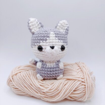 Siberian Husky Amigurumi Crochet Pattern