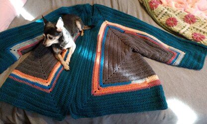 Non-Chunky Hexagon Cardigan