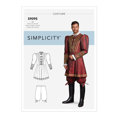 Simplicity Men's Historical Costume S9095 - Sewing Pattern
