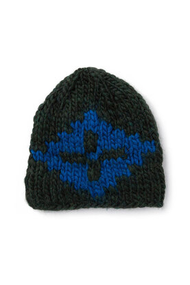 Hat with Intarsia Motifs in Schachenmayr Highland Alpaca - S9364C - Downloadable PDF