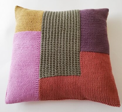 Colorblock cushion covers