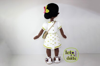 Rita, XLarge Crochet Doll Pattern