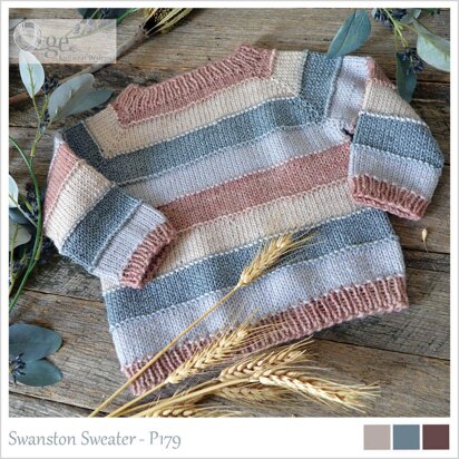 OGE Knitwear Designs P179 Swanston Sweater PDF