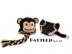 Chip the Chimpanzee Monkey, Baby Hat and Diaper Cover Set