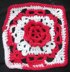 Ring Around the Rosie Creepy Granny Afghan Square