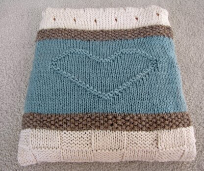 Heart Baby Blanket and Throw