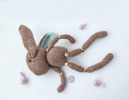 Beads jointed Bunny doll