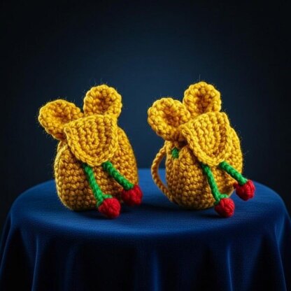 Crochet Mini Backpack Keychain Pattern PDF – Bag Charm DIY – Easy Crochet Keyring