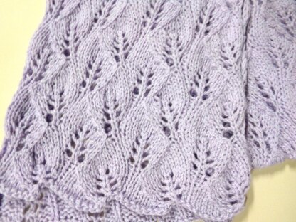 Lilac Petals Scarf