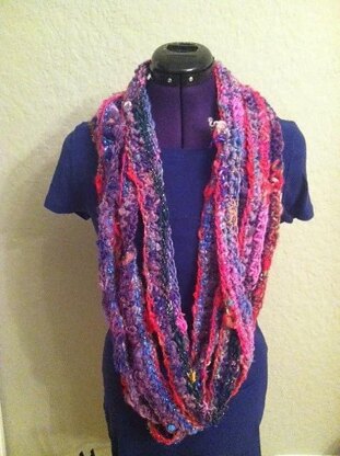 Handspun Sugar Rush Delights Scarf