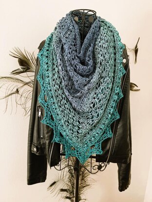 Triangular Scarf "Philomele"